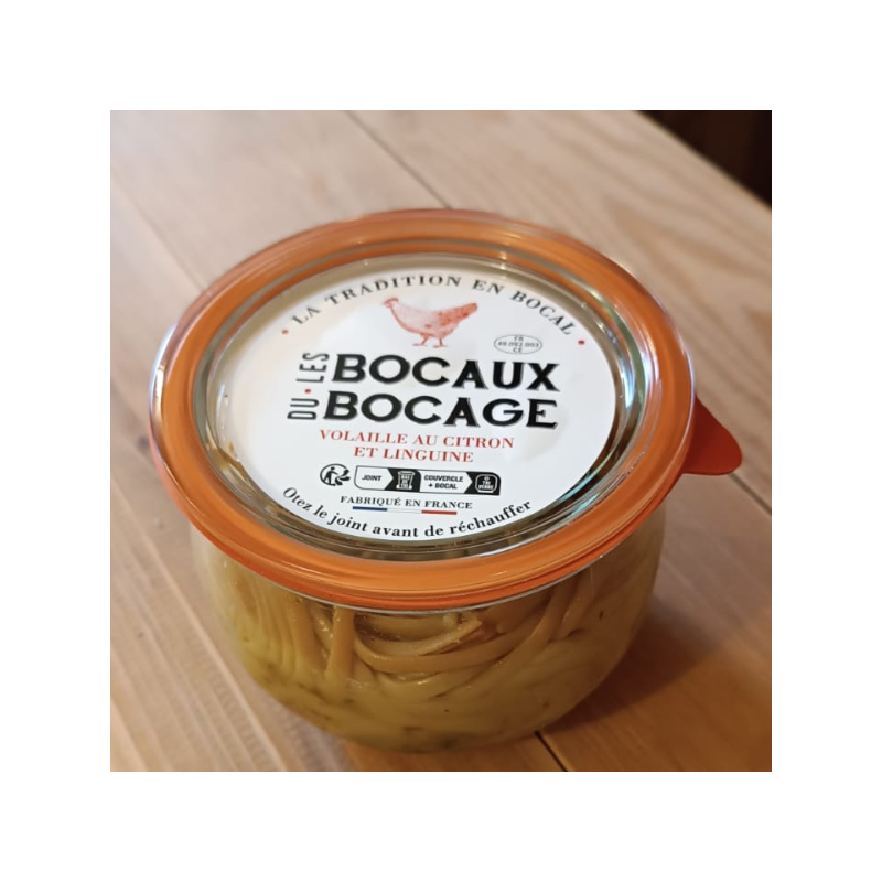 Volaille au citron et linguine